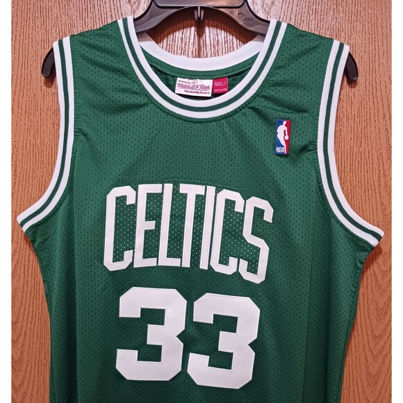 Larry Bird (Mitch/Ness)-(Celtics)-(85-86)-(Jersey)-(Green)-(L)-(New Cond.)-$100 - Picture 3 of 12